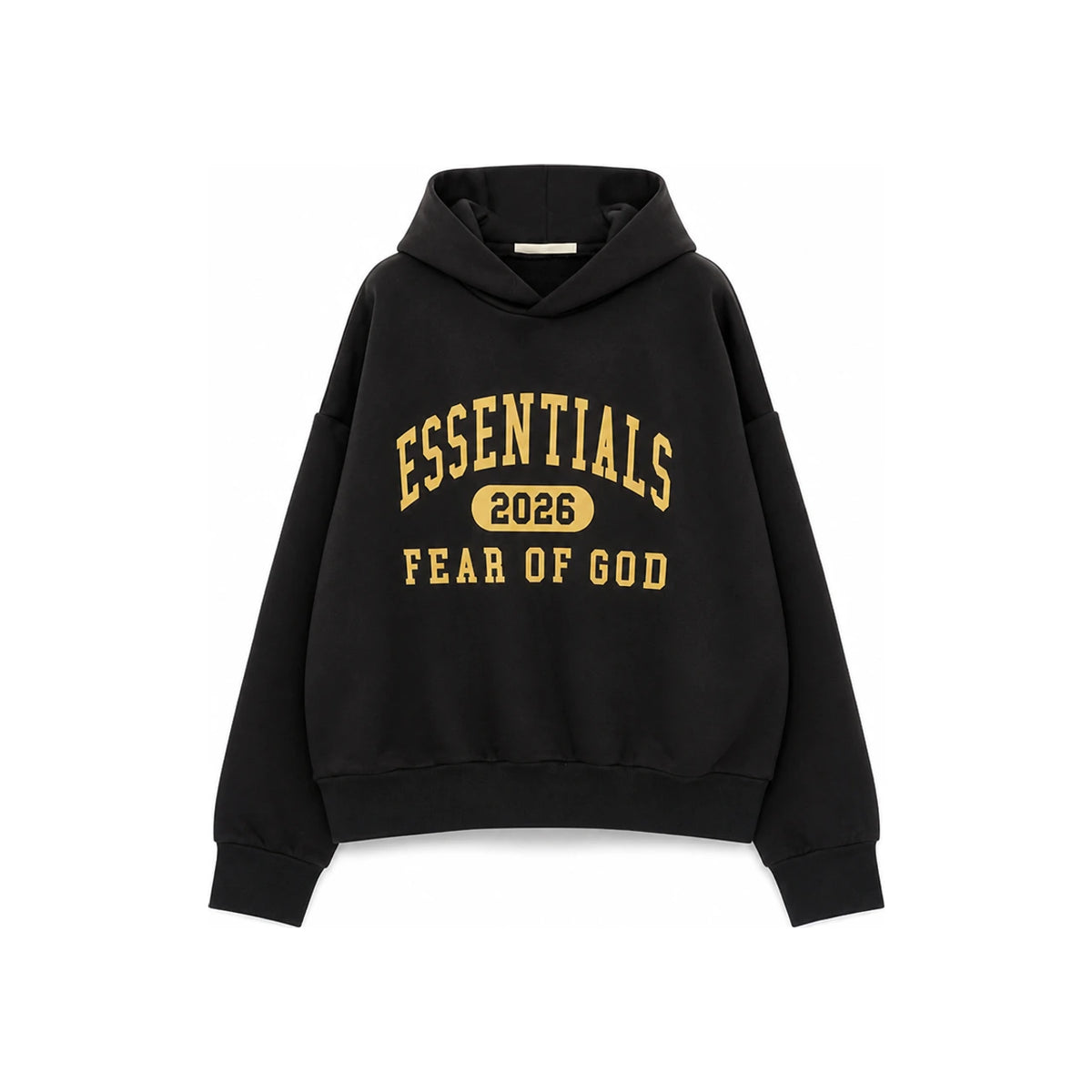 Fear of God Essentials Classic Logo Hoodie Vintage Bla 192HO256861F VINTAGEBLACK
