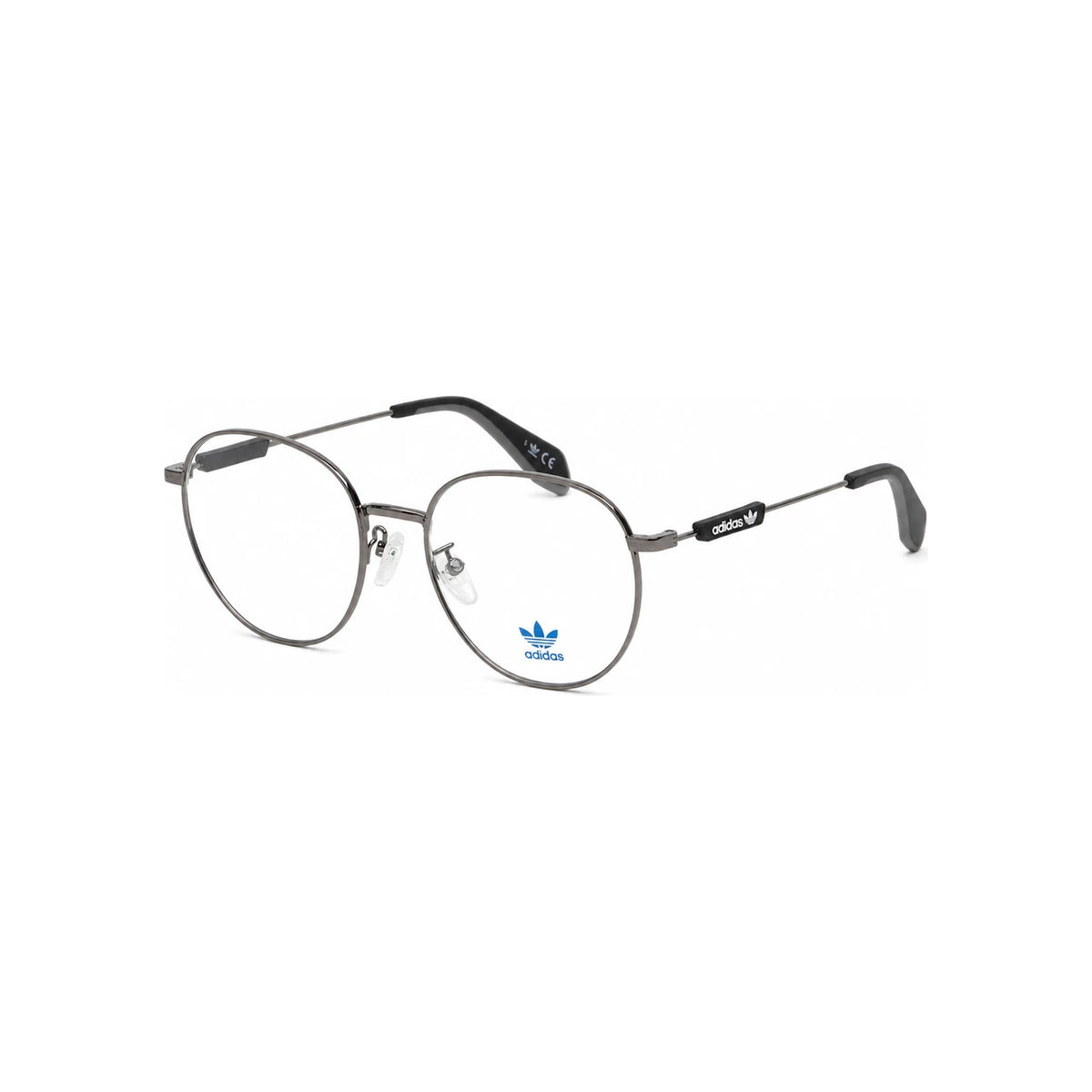 Adidas Silver Round Metal Frame Unisex Eyeglasses OR5033 012