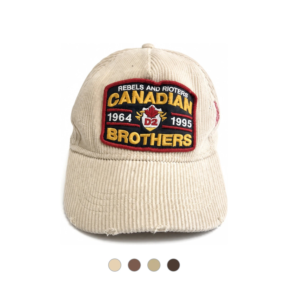 Dsquared2 Corduroy Unisex Baseball Cap BC4001 BC4002 BC4003