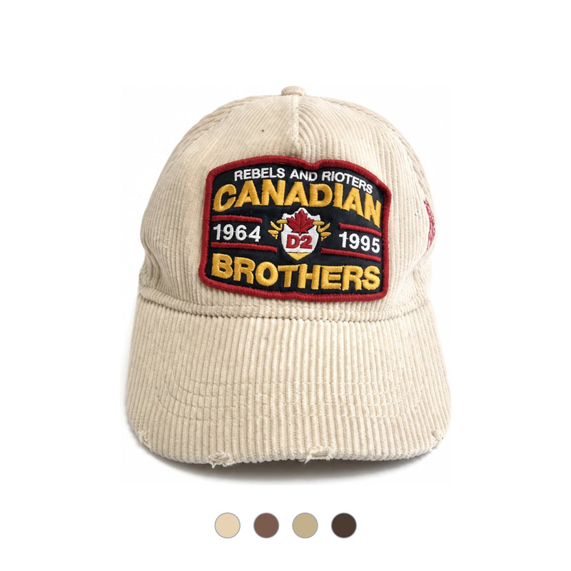 Dsquared2 Corduroy Unisex Baseball Cap BC4001 BC4002 BC4003