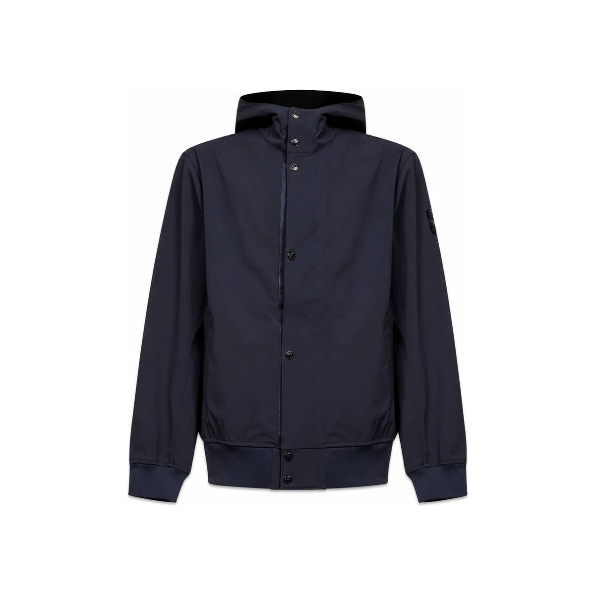 STONE ISLAND Men’s Light Softshell Hooded Jacket Navy 4100118 S0A22 V0020