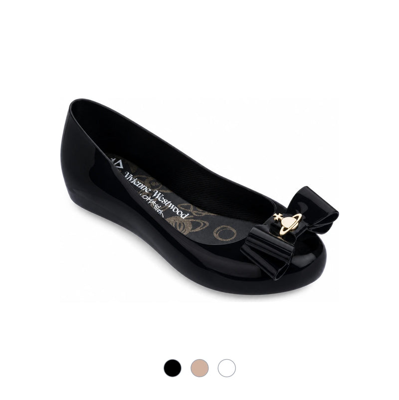 Vivienne Westwood Melissa Ultragirl Bow ORB Flat Shoes
