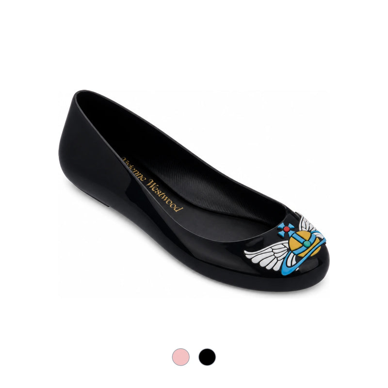 Vivienne Westwood Melissa Space Love Wing ORB Flat Shoes