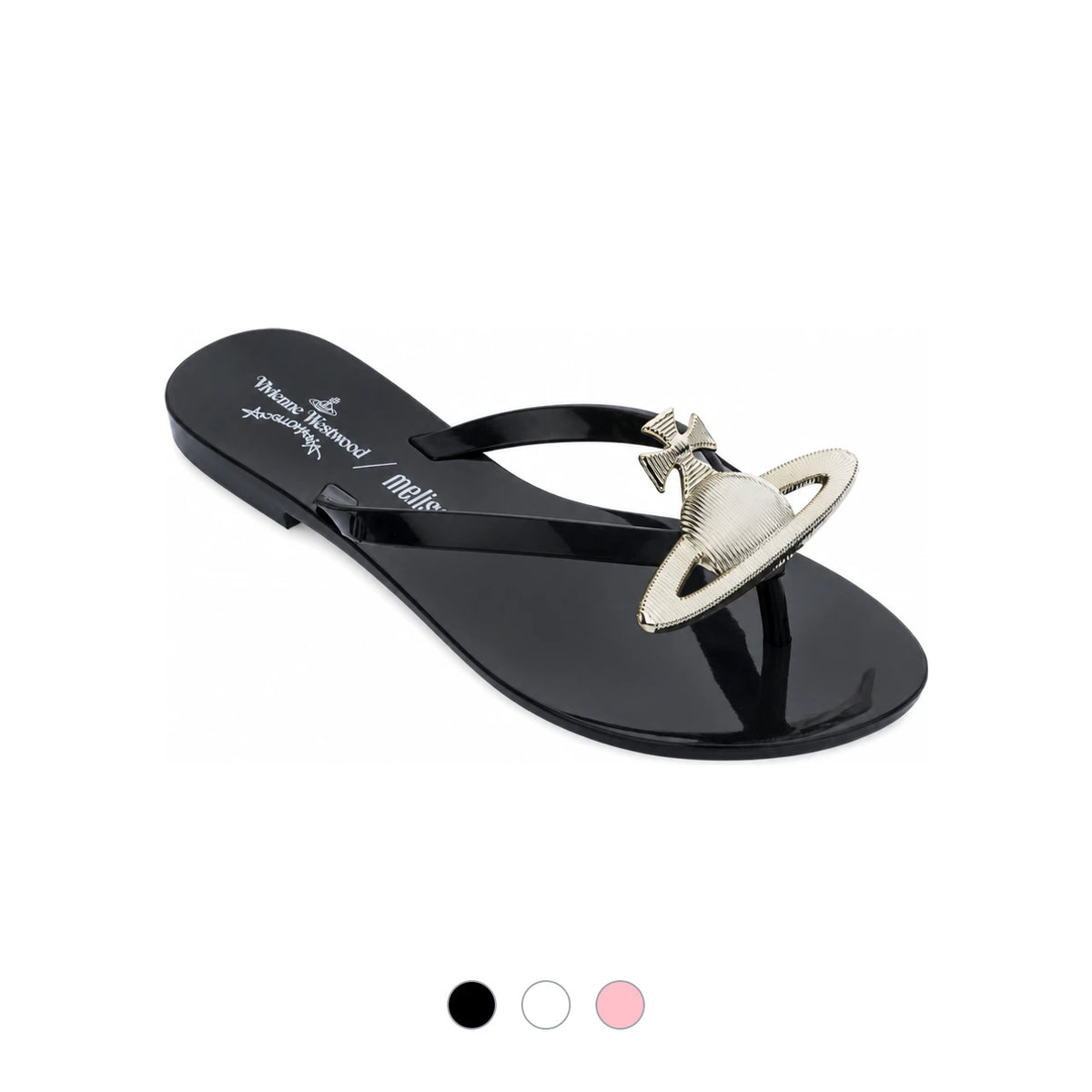 Vivienne Westwood Melissa Harmonic Orb Jelly Flip Flops Sandals