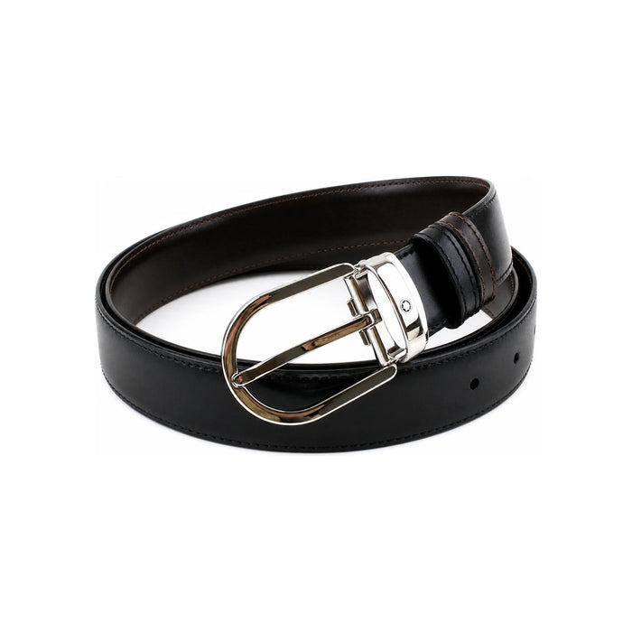 Montblanc Classic Line Palladium Pin Buckle Belt