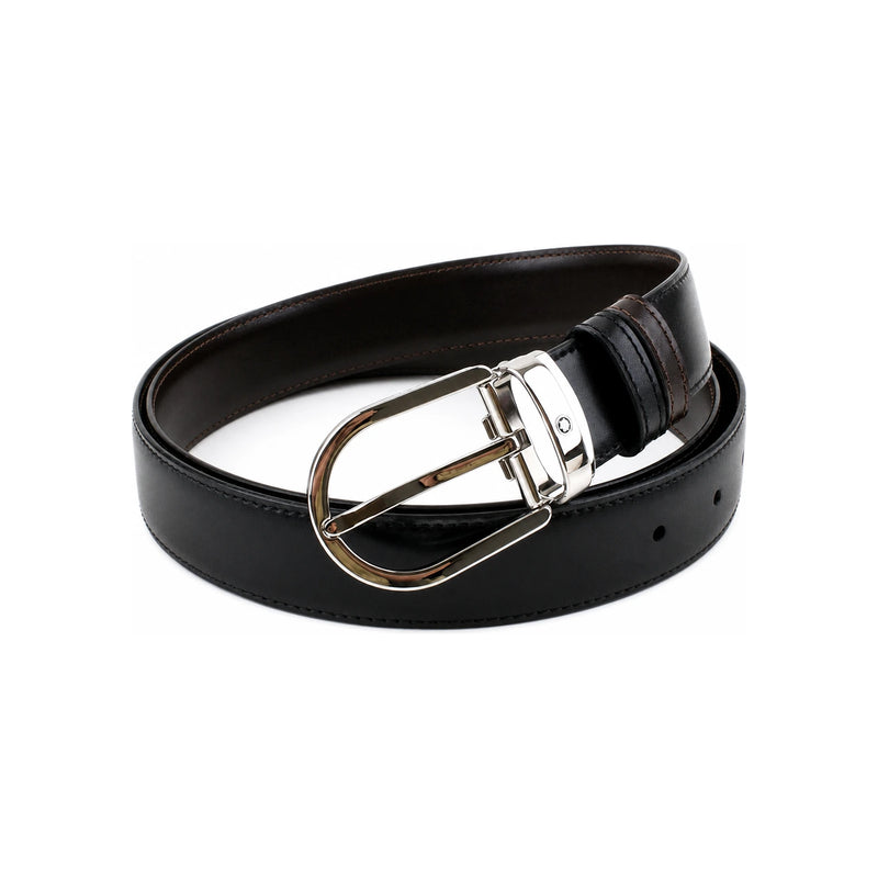Montblanc Classic Line Palladium Pin Buckle Belt