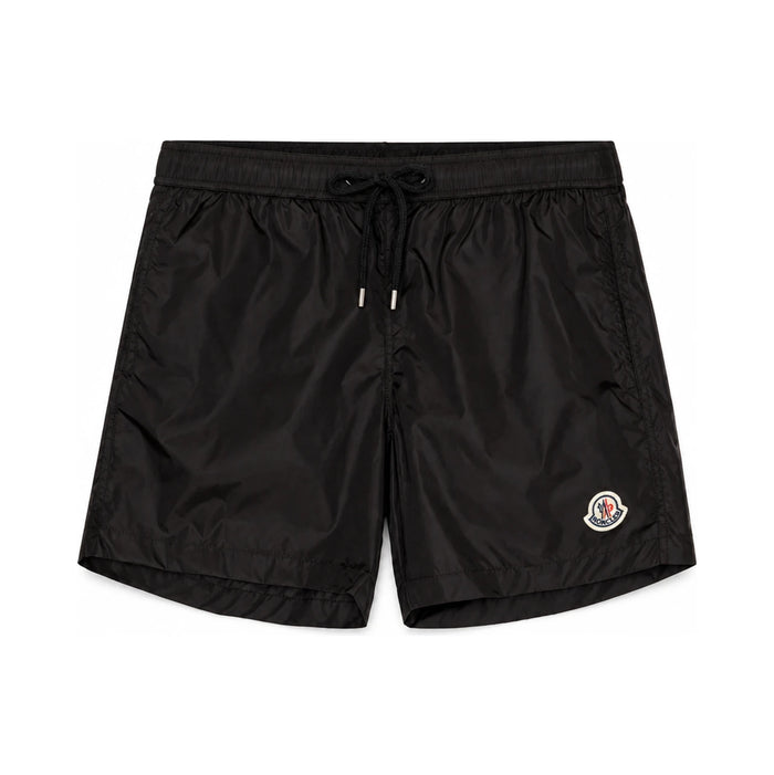 Moncler Logo Swim Shorts Black Navy
