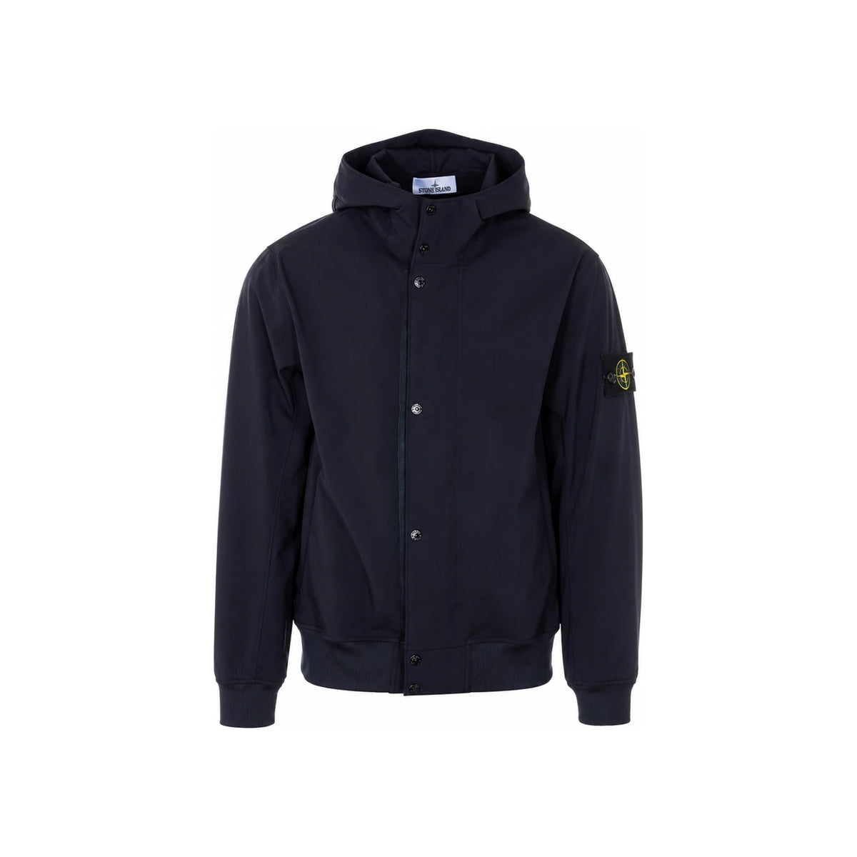 STONE ISLAND Black Nylon Bomber Jacket for Men