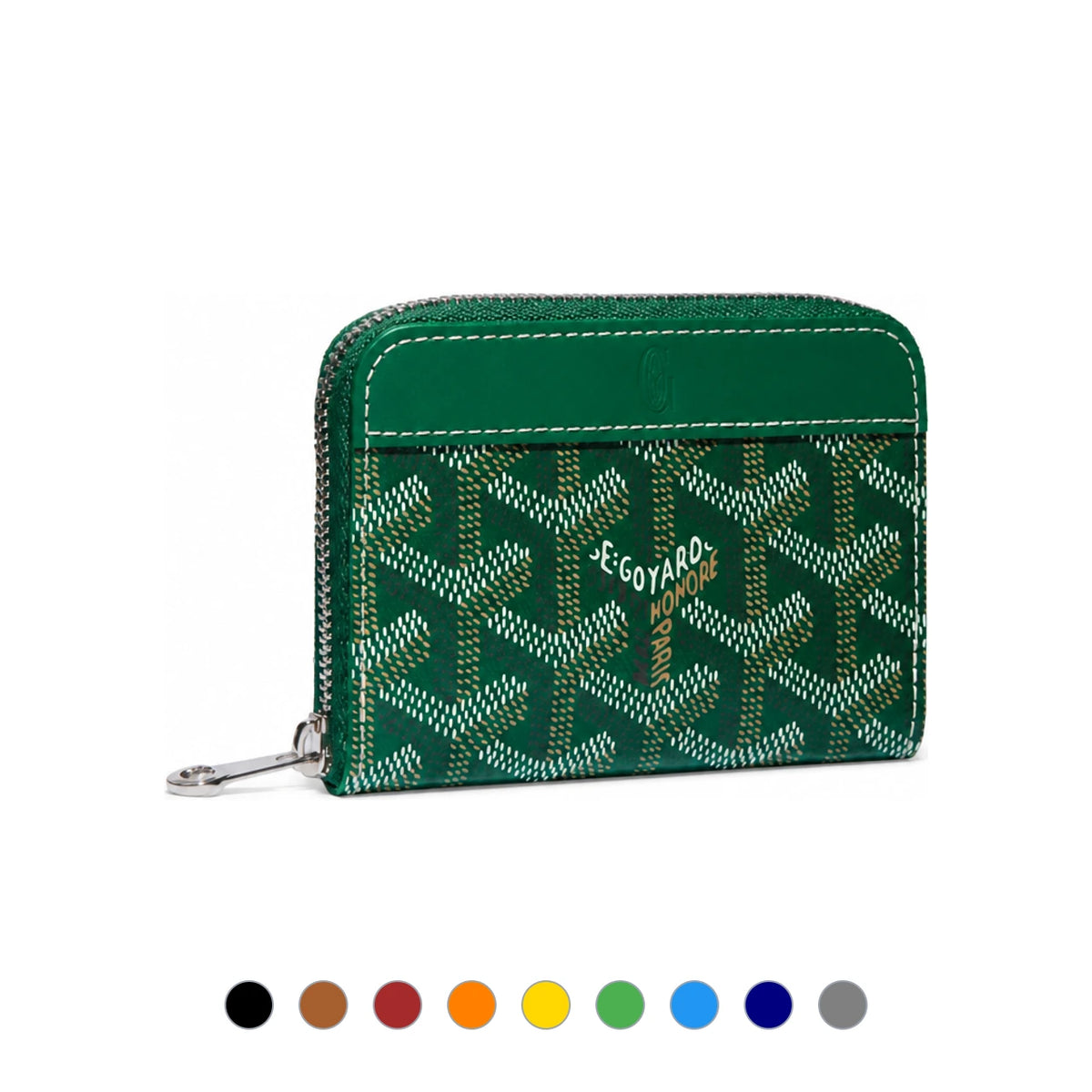 GOYARD Matignon Mini Zipper Coin Card Wallet Unisex