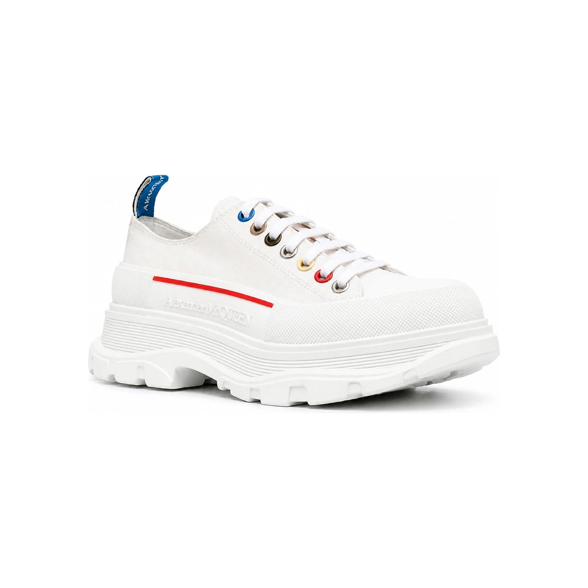 Alexander Mcqueen Multicolor Eyelet Tread Slick Low-Top Sneakers