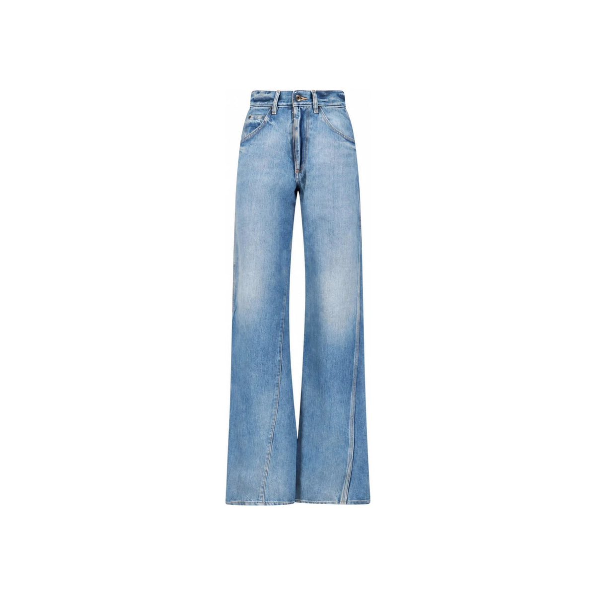 Maison Margiela Blue Denim Jeans Women’s Classic Fit Pants
