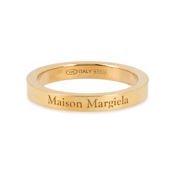 Maison Margiela Engraved Logo 3mm Silver Ring SM1UQ0122 P8865 202