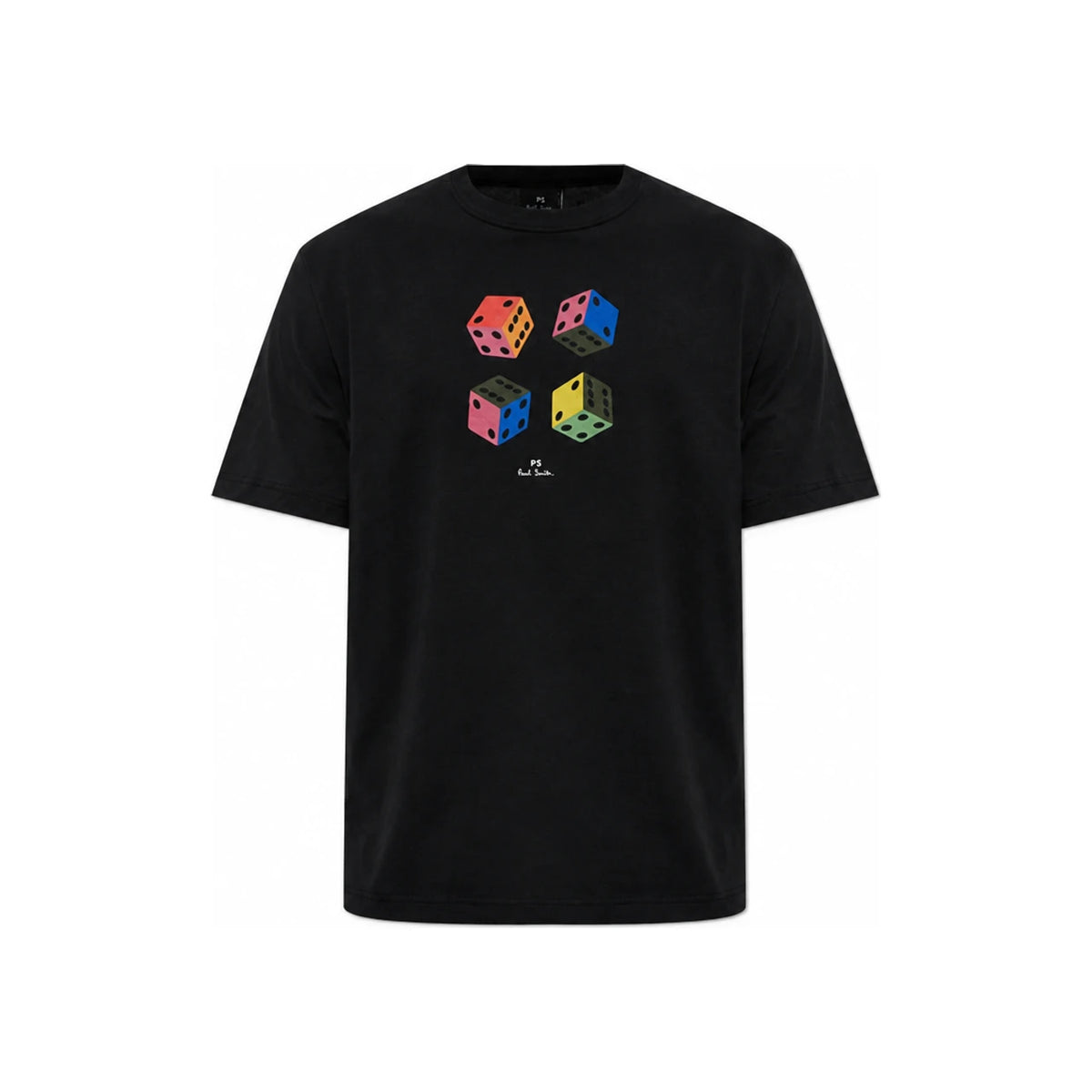 Paul Smith Casual Fit Dice Graphic T-Shirt Black M2R 220X VP5588 79