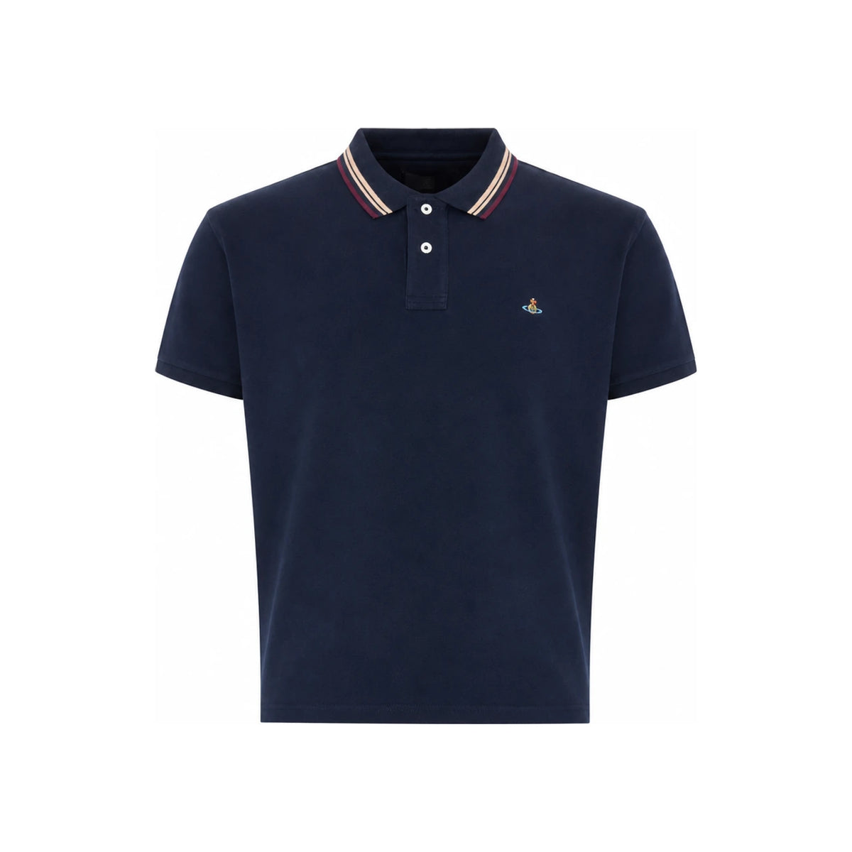 Vivienne Westwood ORB Logo Classic Short Sleeve Polo T-Shirt for Men