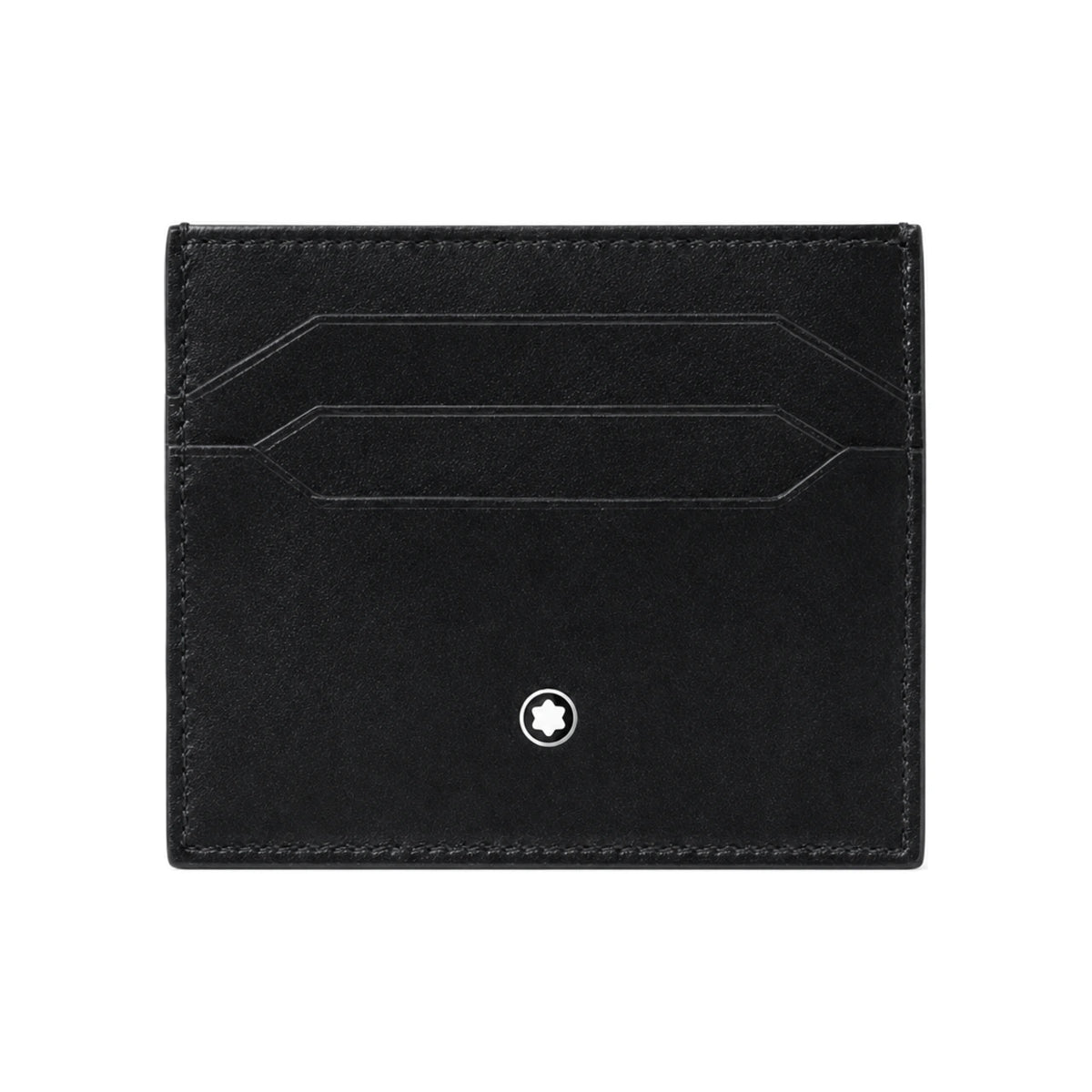 Montblanc Meisterstück 6CC Card Holder Black Leather Men's Wallet