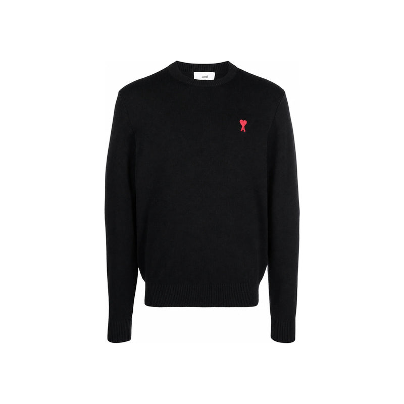 AMI Heart Logo Wool Crewneck Sweater Unisex BFHKS001 001