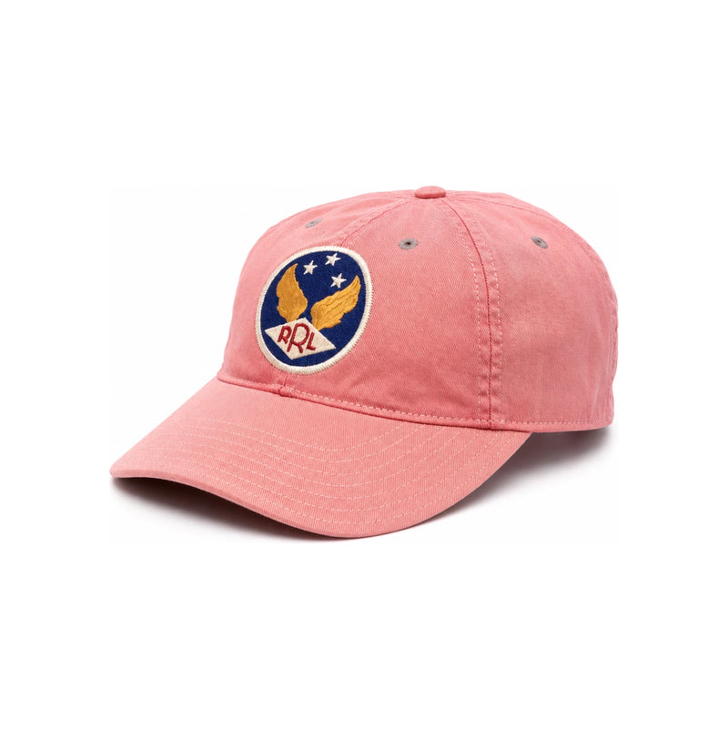 RRL Garment-Dyed Red Winged Logo Cotton Baseball Cap for Men