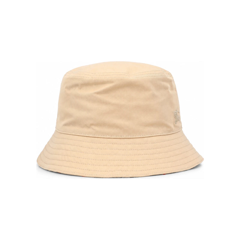 BURBERRY Reversible Check Equestrian Knight Logo Bucket Hat 8117735 A3743