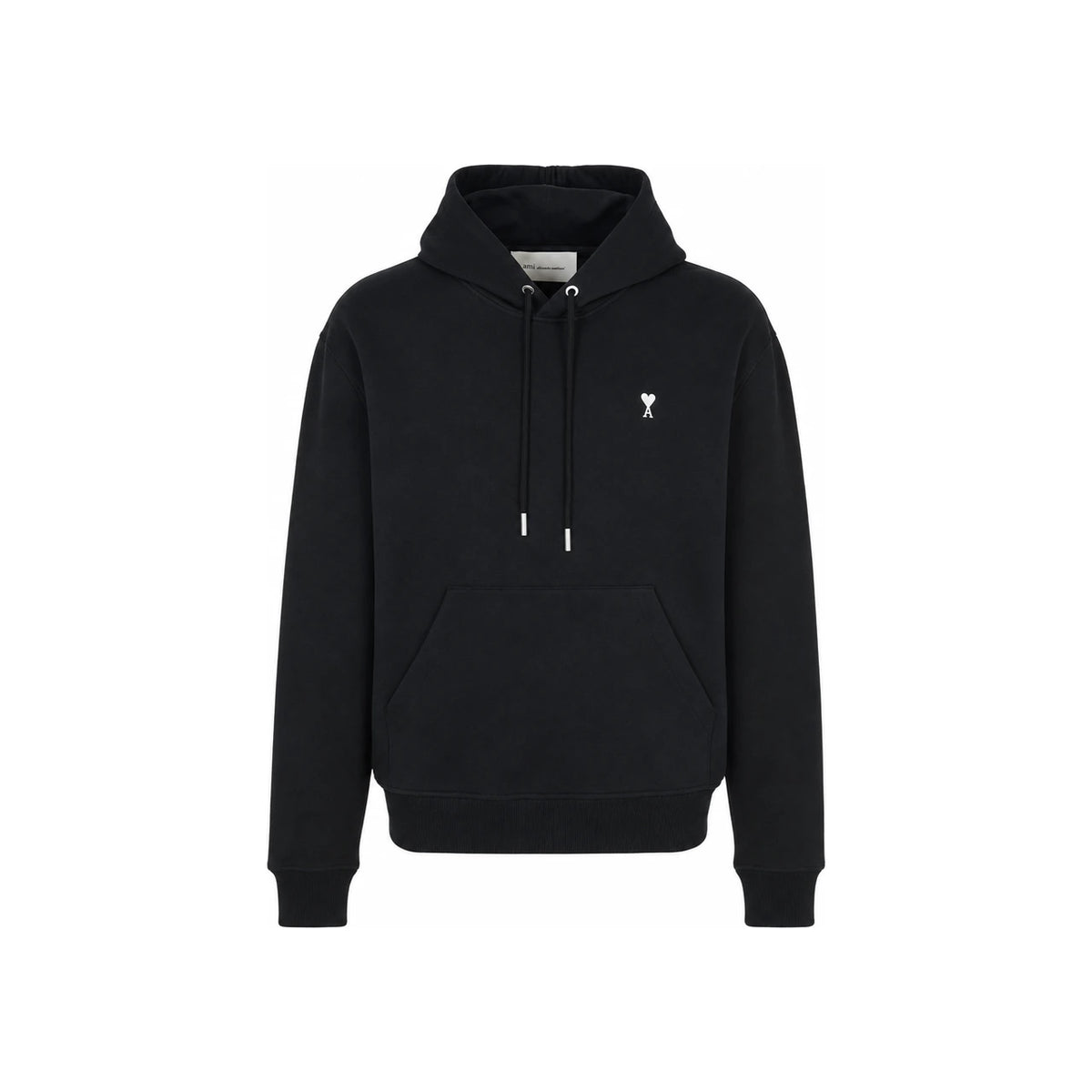 AMI Small Heart Logo Hoodie for Men HSW764 730 045