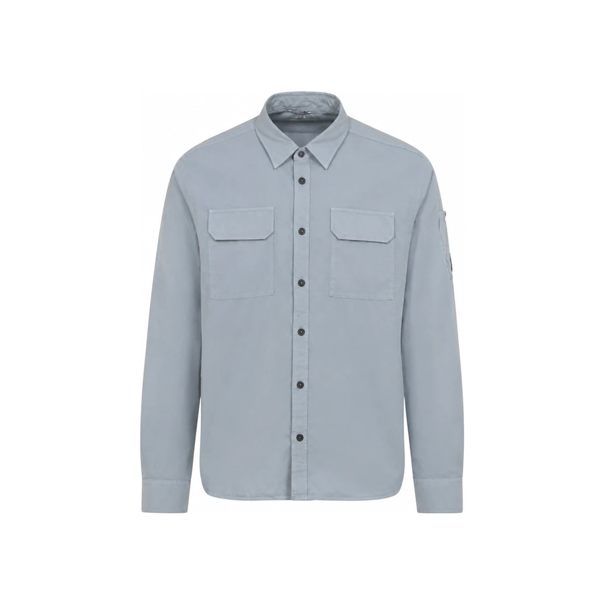 CP Company Long Sleeve Shirt for Men 20CMSH706A 110143G 809 SILVER BLUE DOM