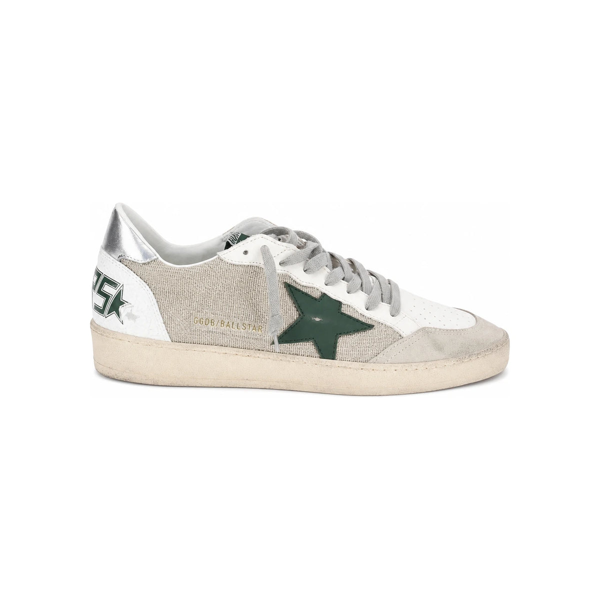 GOLDEN GOOSE Men’s Ball Star Low-Top Sneakers with Star D GMF00117 F008161 83257