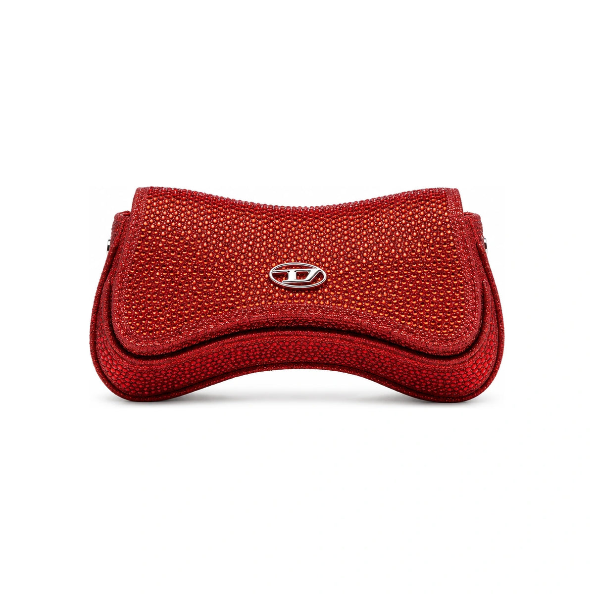 DIESEL Black Leather Clutch Bag