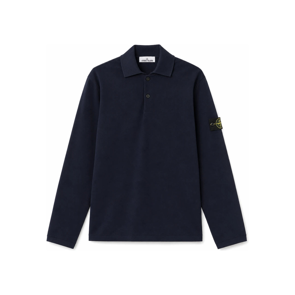 STONE ISLAND Men’s Patch Logo PK Knit Sweater Navy Round Nec 5100024 S01B2 V0020
