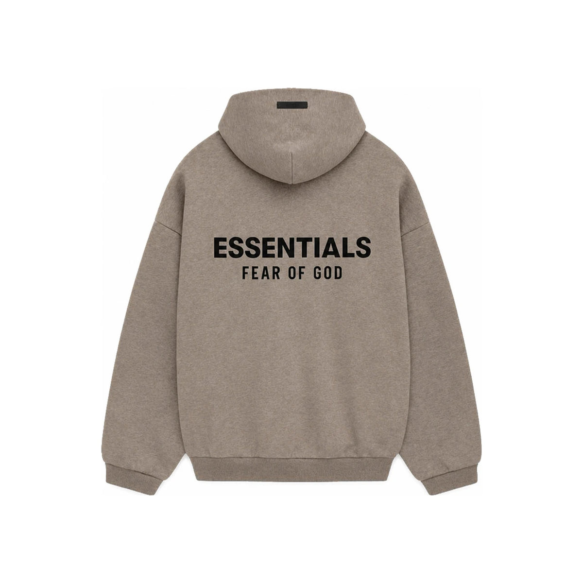 Fear of God Essentials Fleece Back Logo Hoodie Brown Unisex