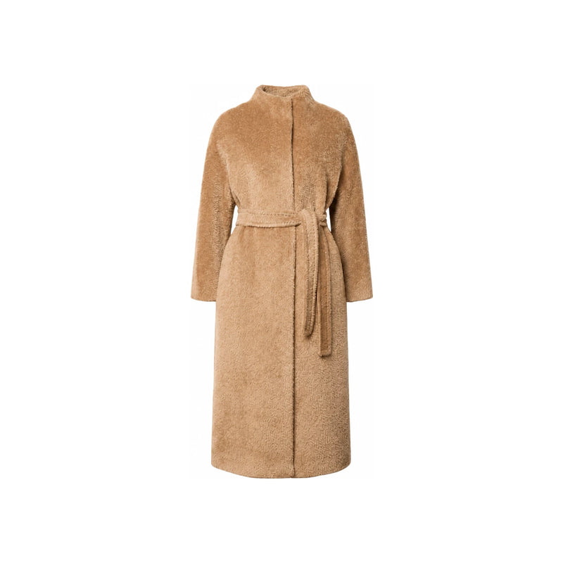 Max Mara camel belted coat FERITO 2526016072 004