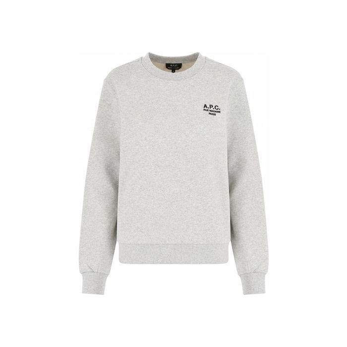 A.P.C. Gris Chiné Noir Unisex Cotton Sweatshirt