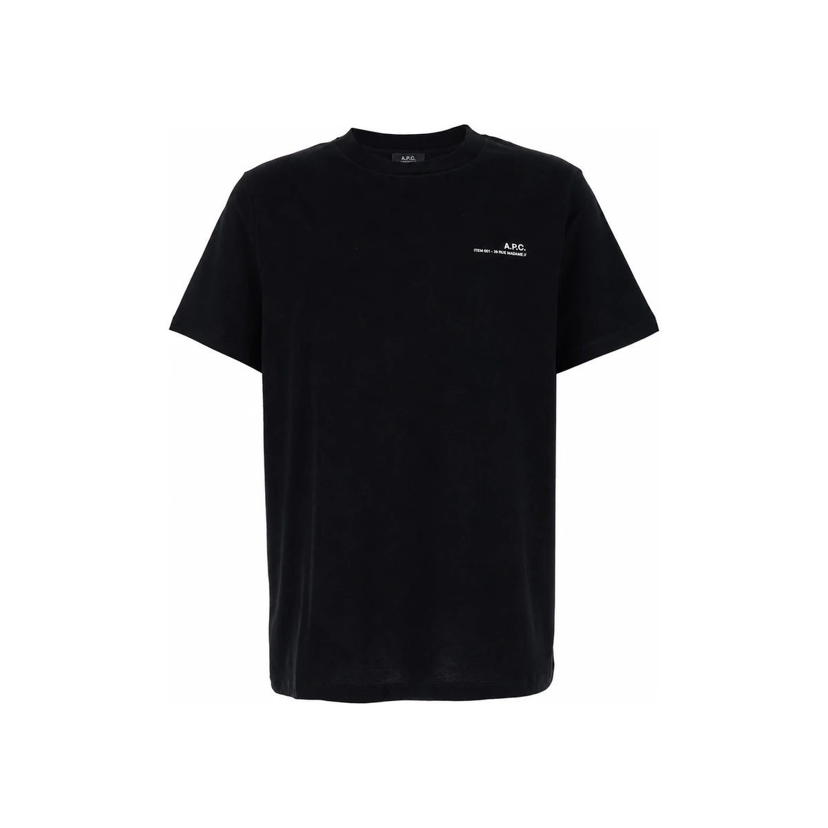 A.P.C. Black/White COHBO Graphic Short Sleeve T-Shirt