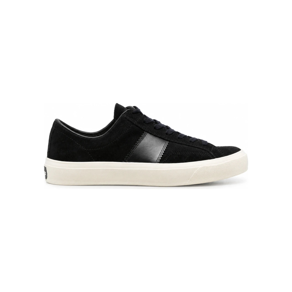 TOM FORD Black Leather Low-Top Sneakers J0974LCL032NNWB