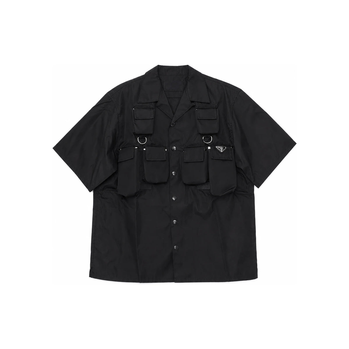 PRADA Re-Nylon Short Sleeve Shirt Black Men’s