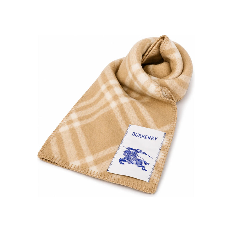 BURBERRY Check Wool Scarf 8116888