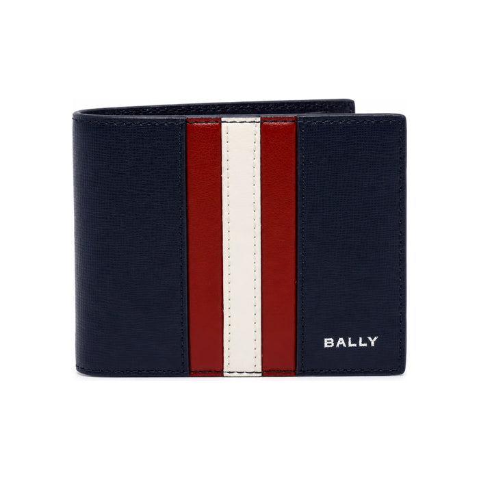 BALLY Leather Bifold Wallet for Men MLW06A EC001 I5T5P