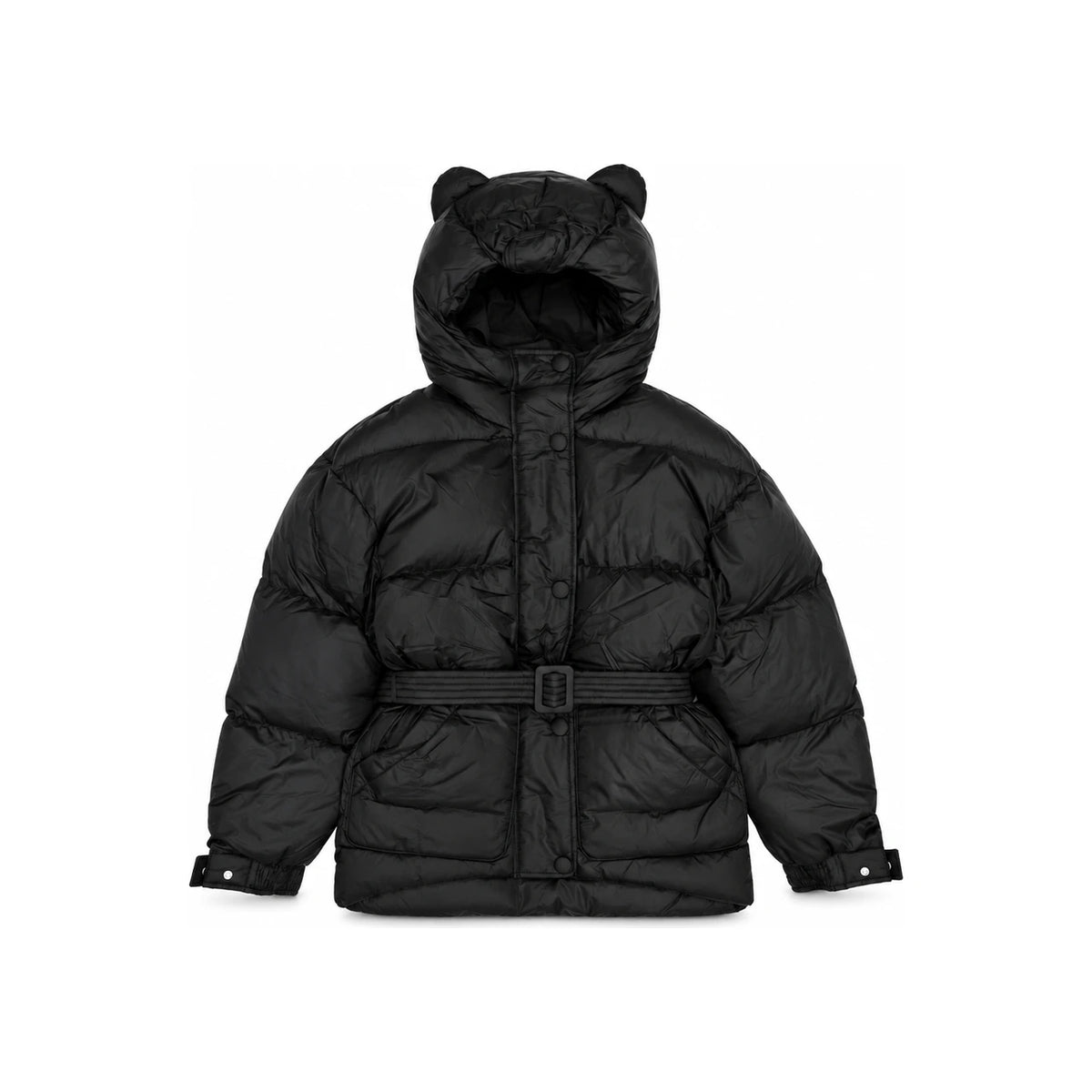 IENKI IENKI Black Michelin Leon Bear Women’s Down Puffer Jacket