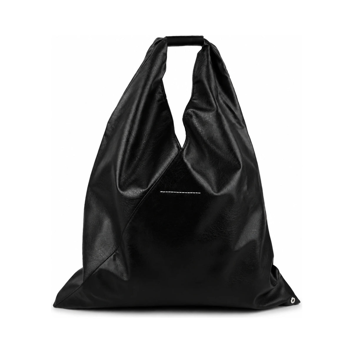 MM6 Japanese Classic Tote Bag Black Leather S54WD0039 P8396 T8013