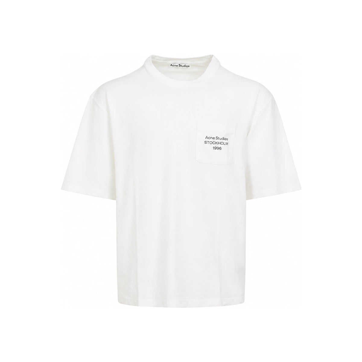 Acne Studios Off White Logo Print Pocket T-Shirt Women’s CL0448 AEG