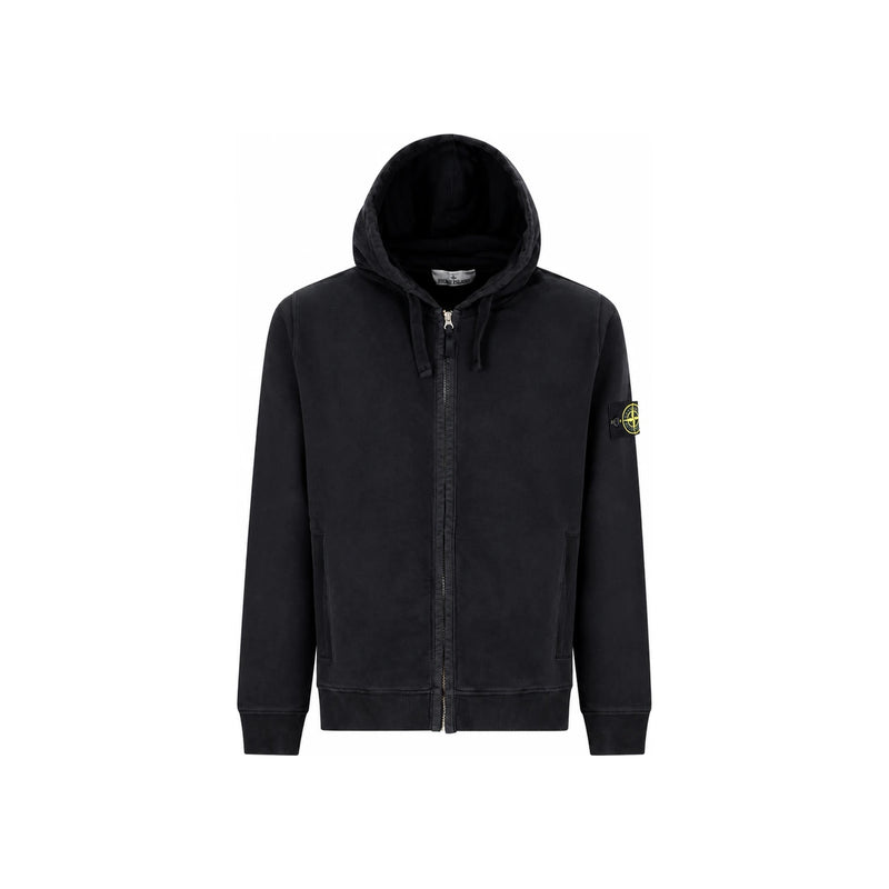 STONE ISLAND Women’s Cotton Hoodie Pullover Sweats 6100067 S0A20 V0029 BLACK DOM