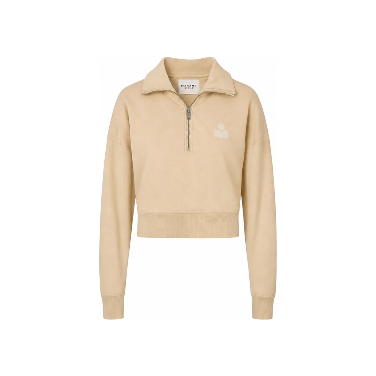 Isabel Marant Light Oak Half Zip Sweatshirt ROSS Women’s