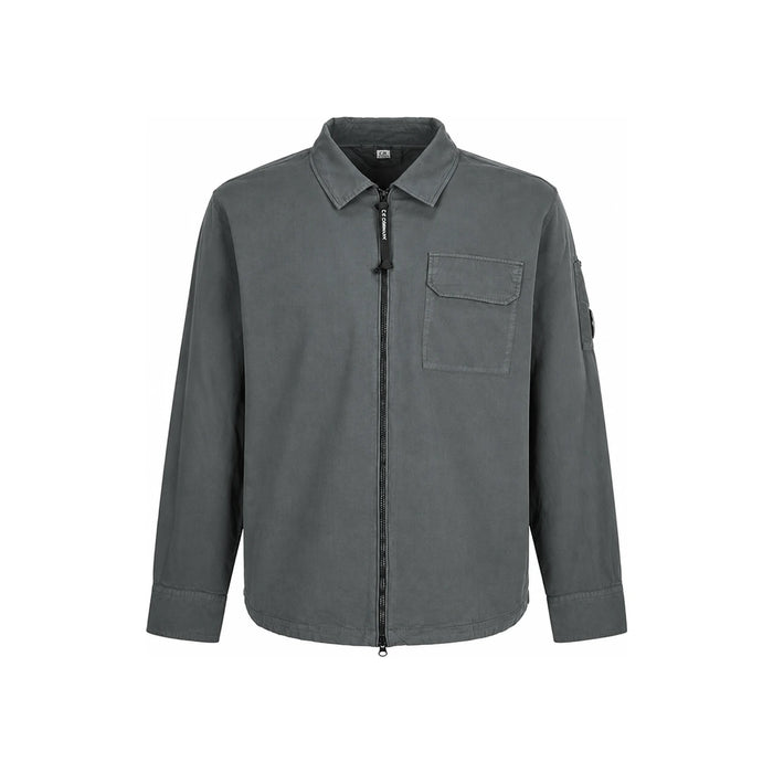 CP Company Organic Gabardine Zip Lens Oversized Men's Jacket