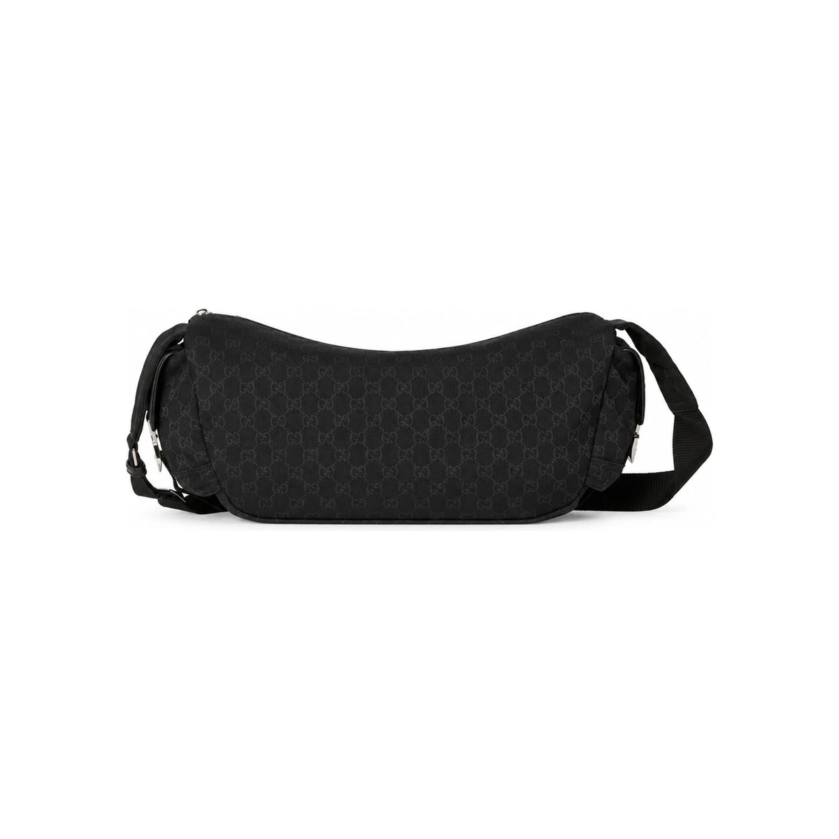 GUCCI Black Leather Crossbody Bag