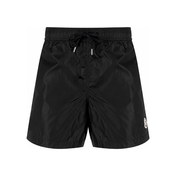 Moncler Logo Patch Swim Shorts Black L1091 2C00004 53326 999