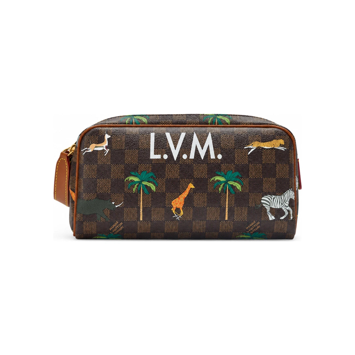 Louis Vuitton Brown Toiletry Dopp Kit Crossbody Bag N40889