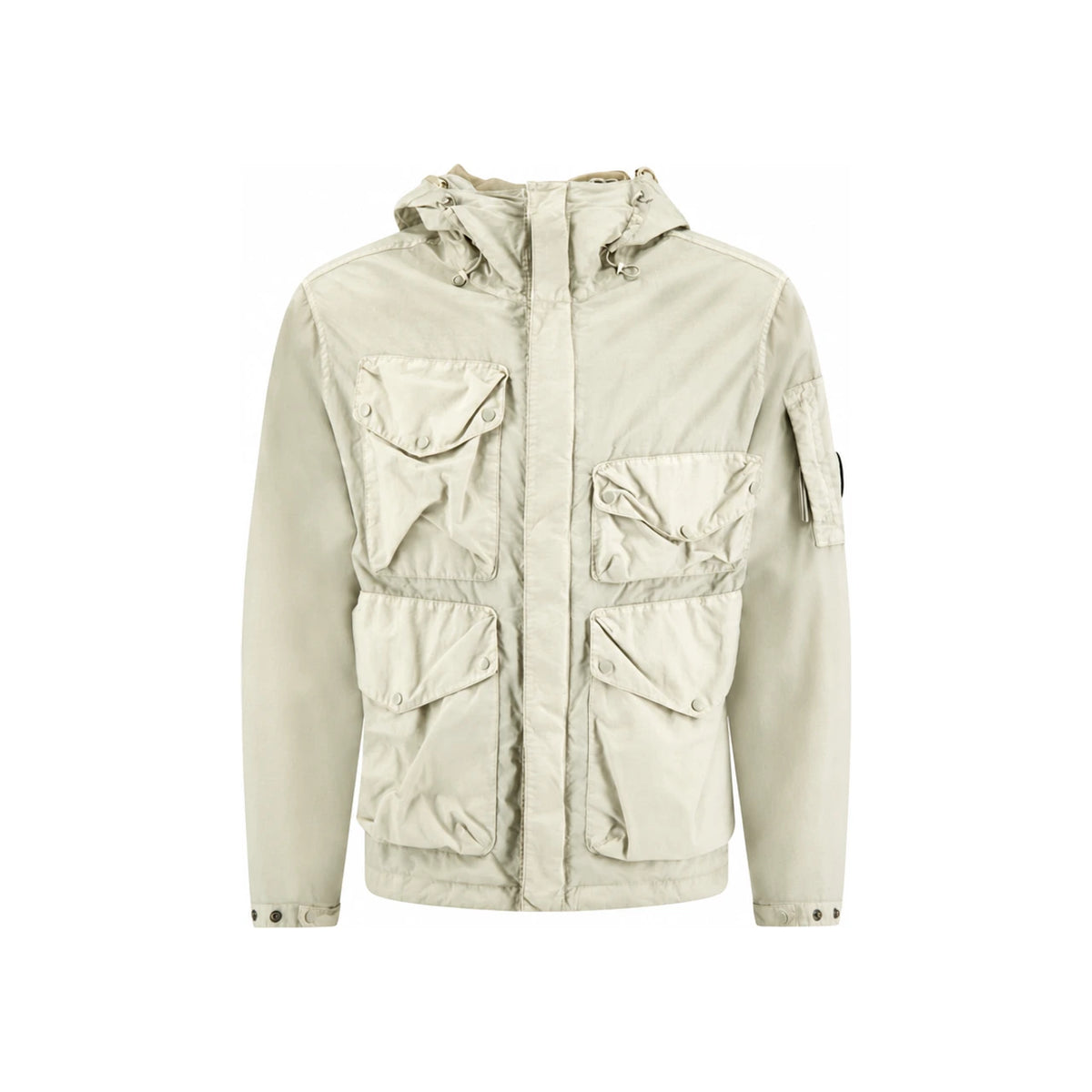 CP Company Lens Logo Flat Nylon Hooded Men's Jacket 20CMOW013A 005991G 114