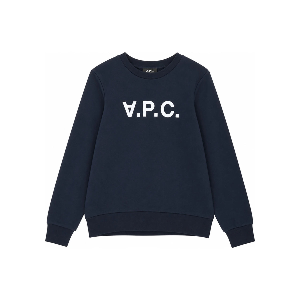 A.P.C. Dark Navy Long Sleeve Sweatshirt COFAXF27644 IAK