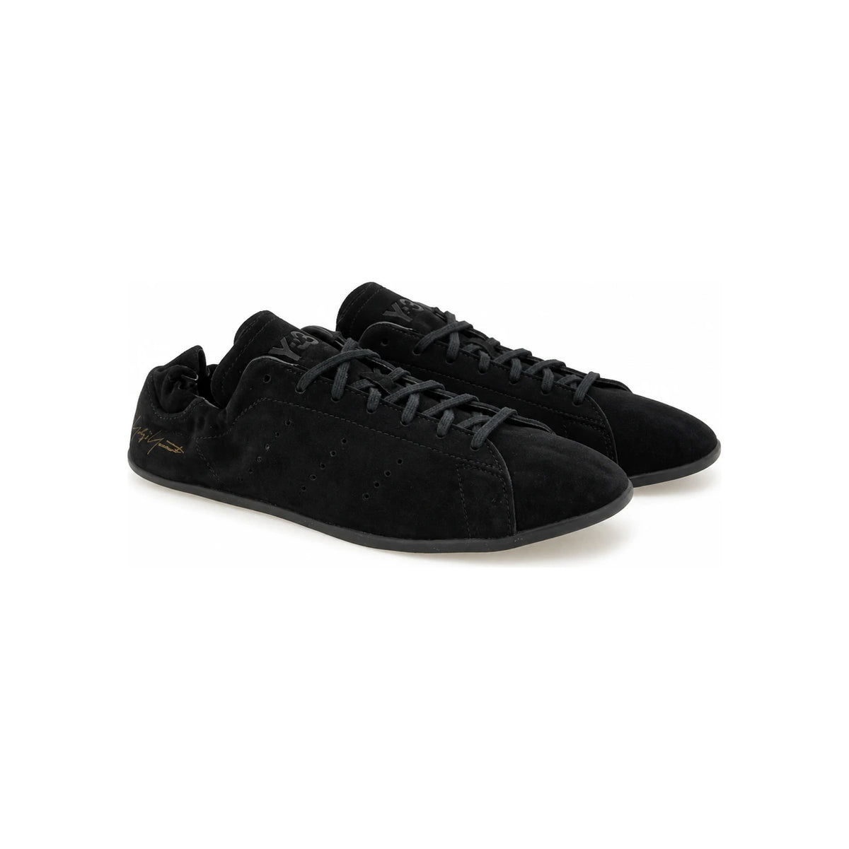 Y-3 Black Leather Loafers Men’s Shoes HP9986 DOM