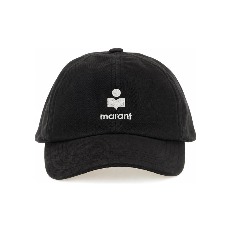 Isabel Marant Unisex Cotton Baseball Cap Black