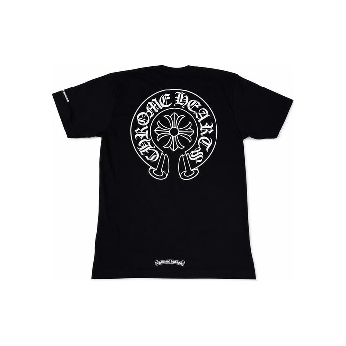 Chrome Hearts Horseshoe Logo Pocket Short Sleeve T-Shirt Black
