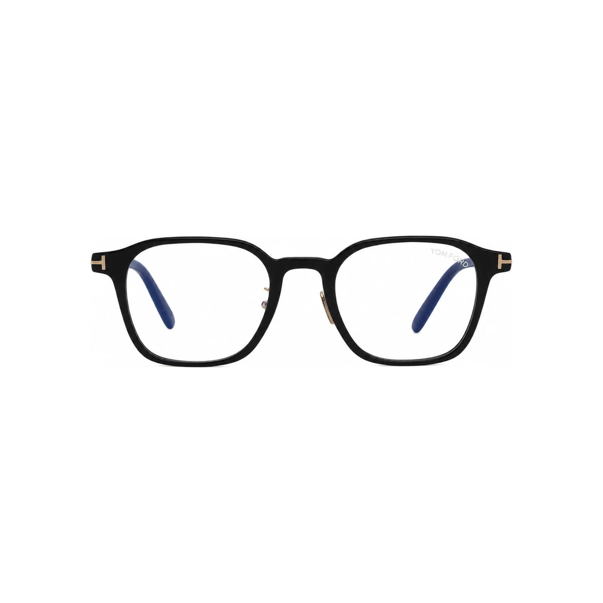 TOM FORD Black Blue Light Blocking Square Acetate Eyeglasses Unisex TF6012KB 001